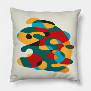 Surreal Shapes (Miro Inspired) Pillow