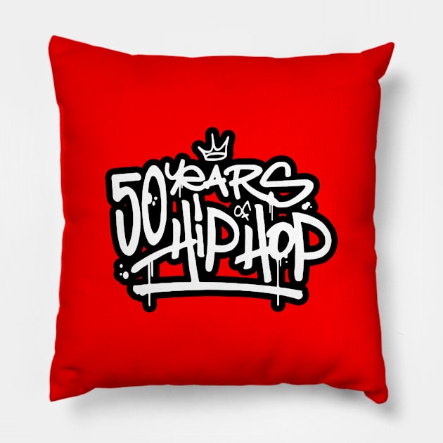 50Y HH graff B2 Pillow by undergroundART