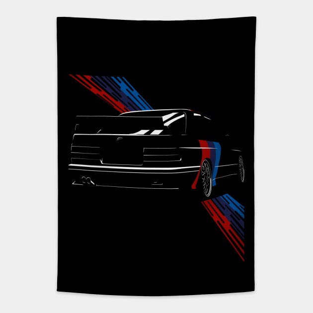 E30 DTM Tapestry by AutomotiveArt