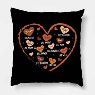 Black History Month Dream Like Martin African Leader Pillow