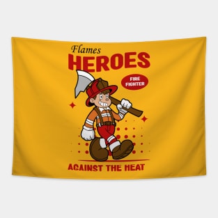 Flames Heroes Tapestry