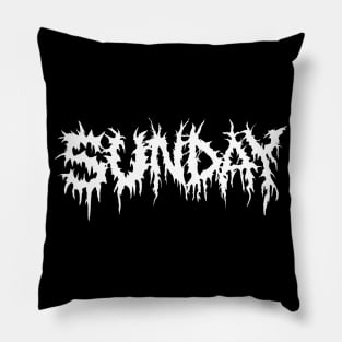 Black Sunday Pillow