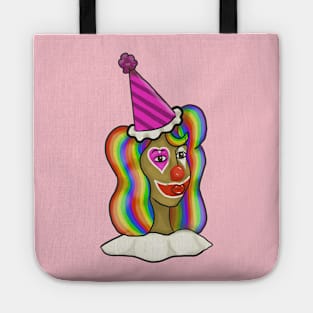 Rainbow Clown Tote