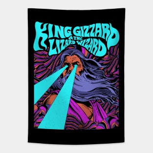 Psychedelic God King Gizzard & Lizard Wizard Tapestry