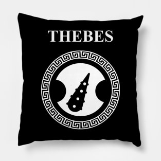 Thebes Sacred Band Ancient Greek City-State Pillow