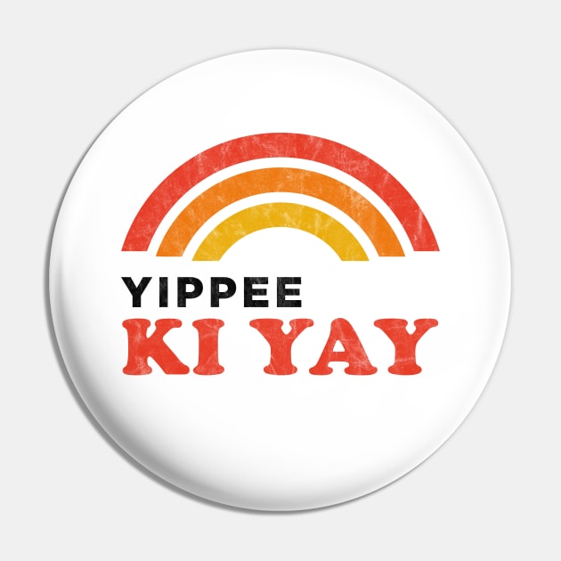 Bruce Willis Yippee Ki Yay Rainbow Pin by karutees