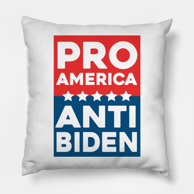 Pro America Anti Biden Pillow by Sunoria