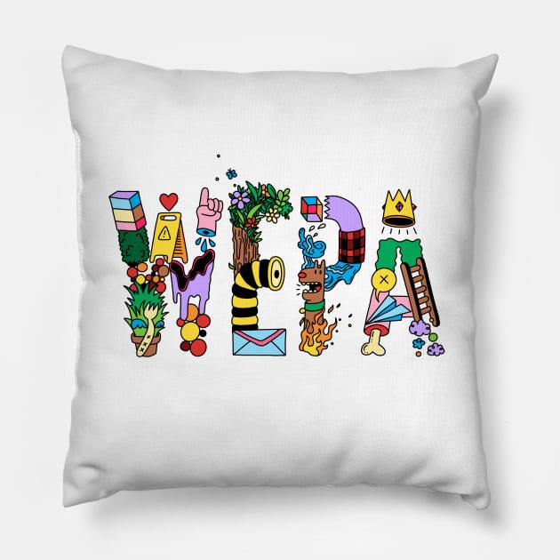 Wepa Pillow by orlandosoyyo