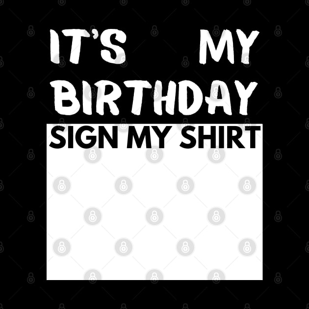 Birthday shirt by mdr design