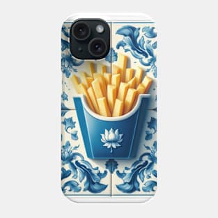 Delft Tile With Fast Food No.2 Phone Case