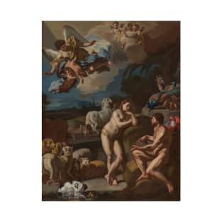 Adam and Eve in Paradise by Francesco Solimena T-Shirt