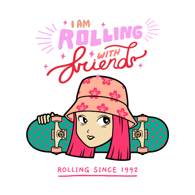 I am rolling with friends Skating by E-Skateboardsgermany