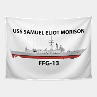 USS SAMUEL ELIOT MORISON - FFG-13 - OH PERRY Tapestry