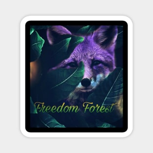 Freedom Forest Fox Magnet