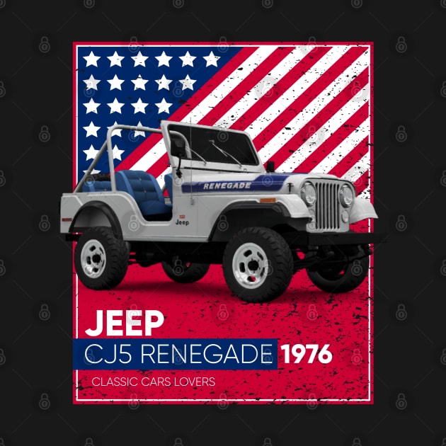 Classic Car Jeep CJ5 Renegade 1976 by cecatto1994