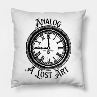 Analog A Lost Art Pillow