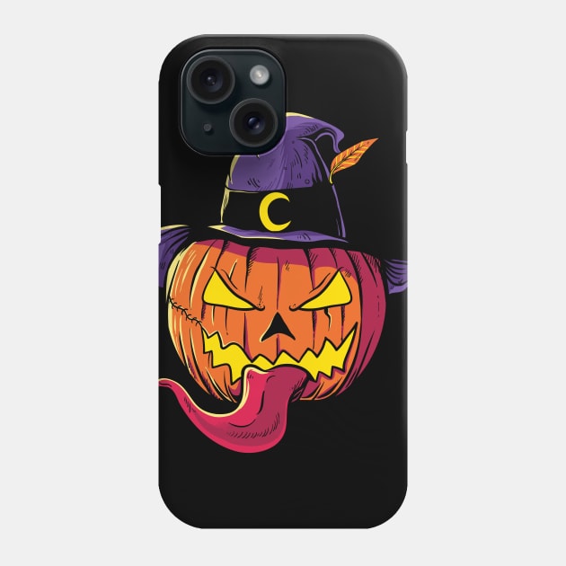 witch pumpkin Phone Case by PlasticGhost