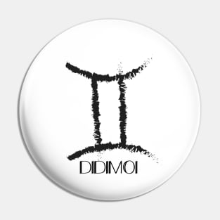 Gemini zodiac sign Pin