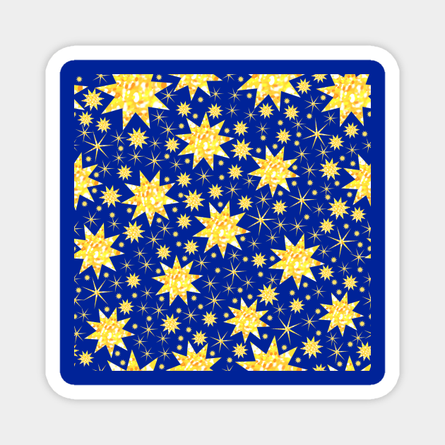 Sundazzle on Dark Blue Magnet by ArtticArlo