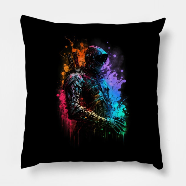 RGB Robot Pillow by LuneFolk