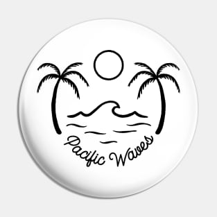 Pacific Waves Pin