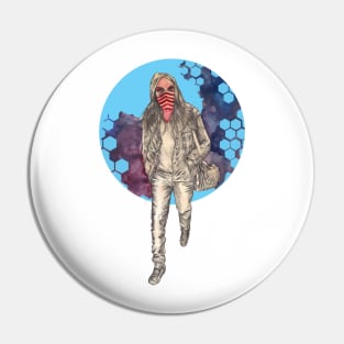 REBEL GIRL Pin