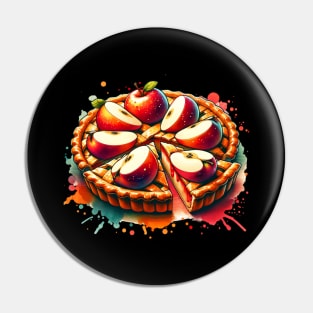 Apple Pie Slice Kawaii Sweet Bake Cafe Pin