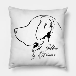 Golden Retriever Profile dog mom Pillow