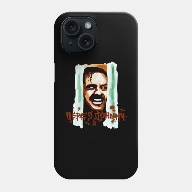 Here’s Johnny Phone Case by Your Wyrd Aesthetics