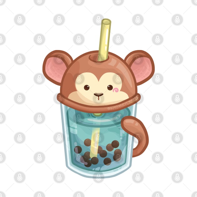 Monkey Bubble Tea by Khotekmei