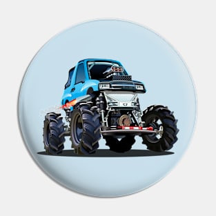 Cartoon monster truck Pin