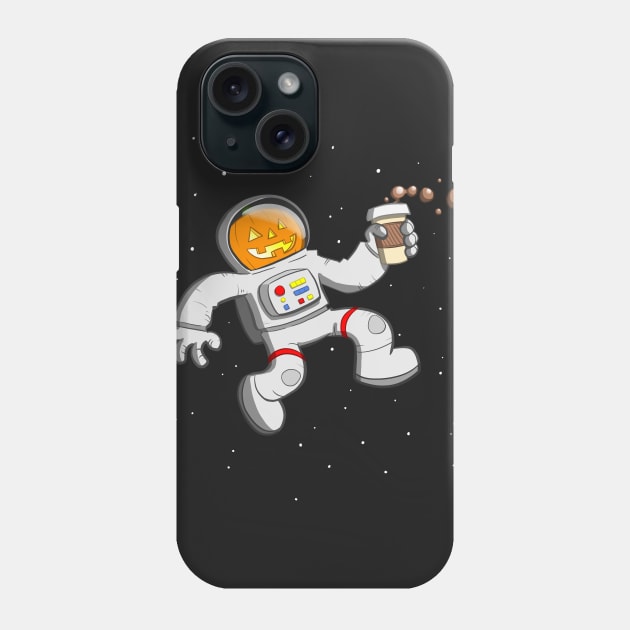 Pumpkin Space Latte Phone Case by skullpizza