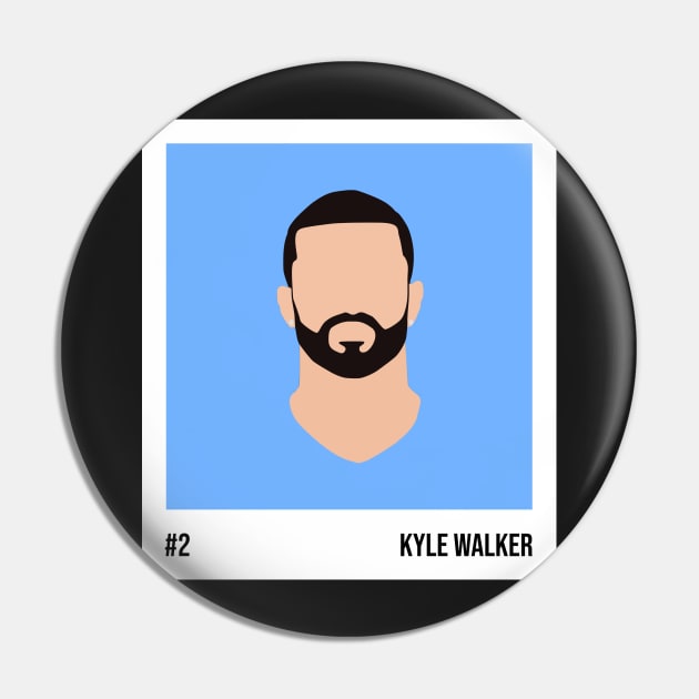 Kyle Walker Minimalistic Camera Film Pin by GotchaFace