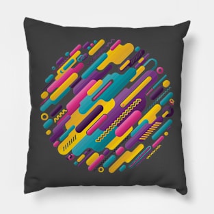 Circle abstract Pillow