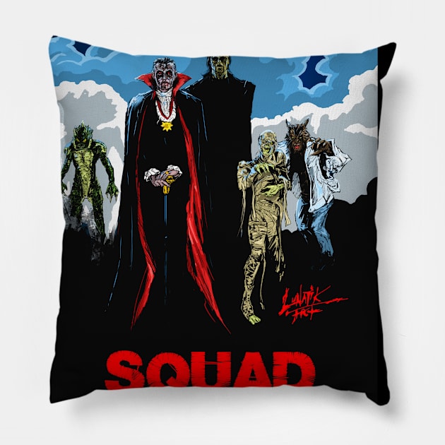 Squad Goals Pillow by Art Of Lunatik