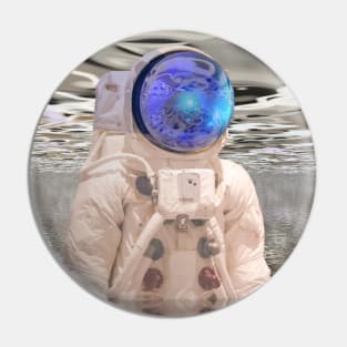 Astronaut First Contact Pin