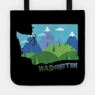 Washington State Outline Tote