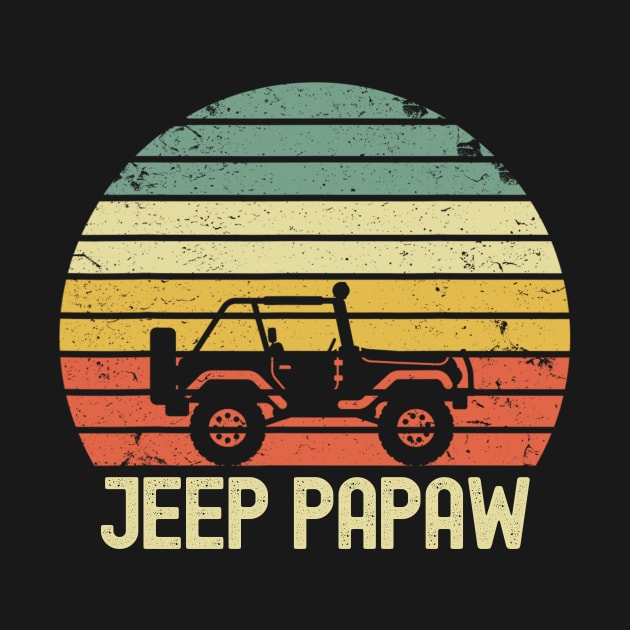 Jeep Papaw Vintage Jeep retro jeep sunset jeep jeep papa jeep men by Liza Canida