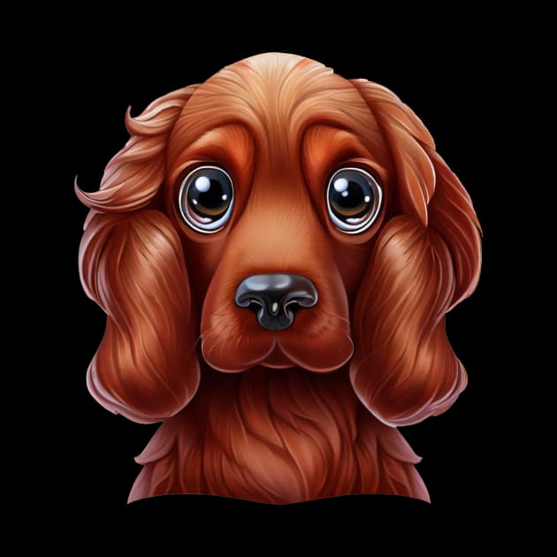 Woofin' Wonderful Irish Setter by Art By Mojo