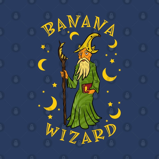 Banana Wizard by stevenselbyart