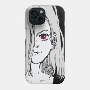 Portrait girl Phone Case