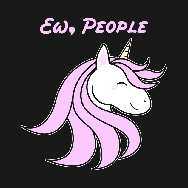 Cute Pink Unicorn by Imutobi