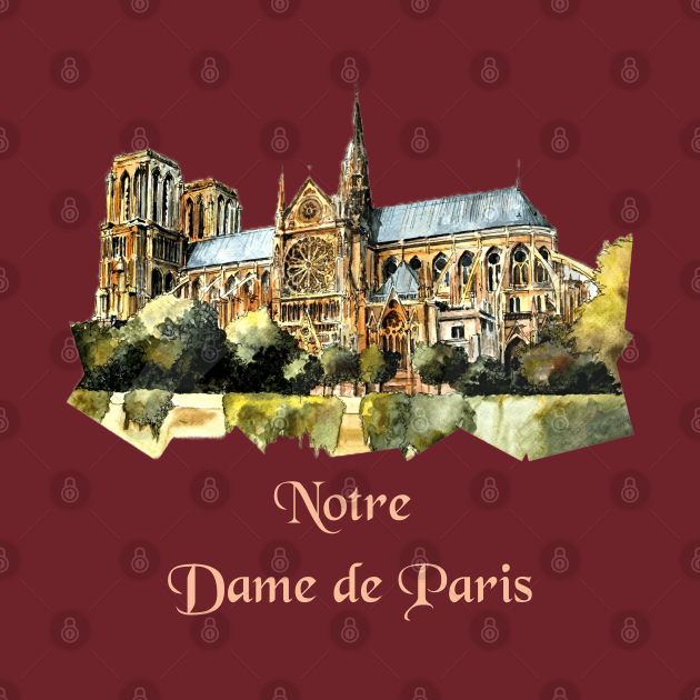 Disover Notre dame de Paris - Notre Dame - T-Shirt