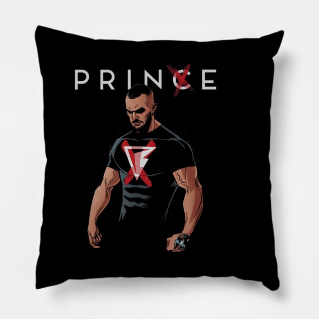 Finn Balor Prince Pillow by MunMun_Design