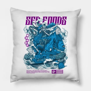 war seafoods Pillow