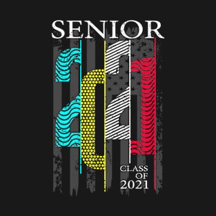 Senior 2021 Graduation Class of 21 T-Shirt