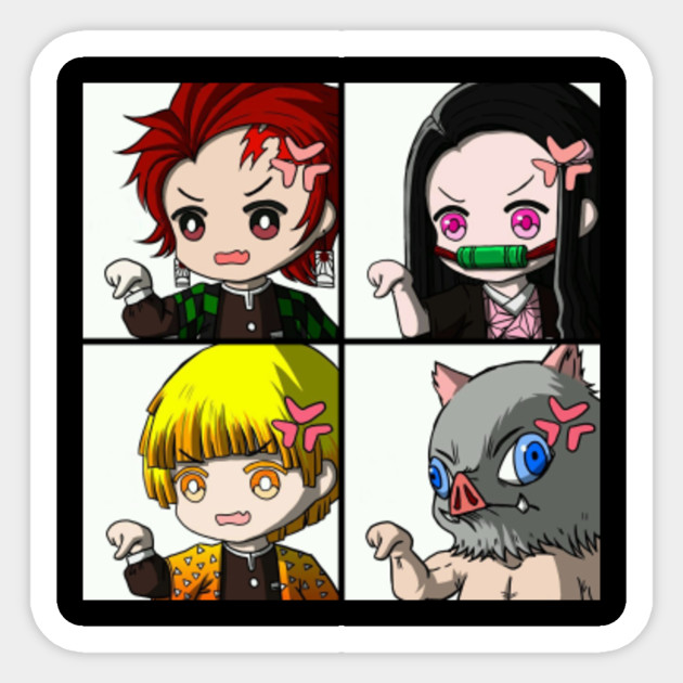 Demon Slayer Cute Emoticon Demon Slayer Kimetsu No Yaiba