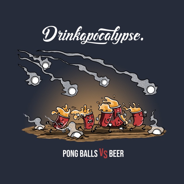 Pong Balls vs Beer by KinkajouDesign