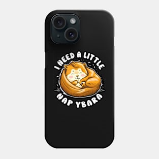 Nap-Enthusiast Capybara Humor - Unique Pun Design Phone Case