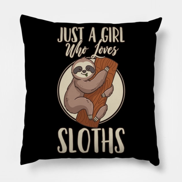 Sloth Sloth Lover Pillow by CreativeGiftShop